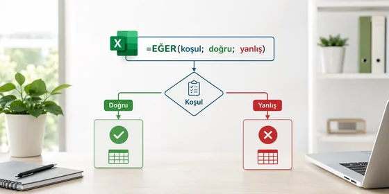 Sol panelde içe geçmiş üç katmanlı EĞER sağ panelde ÇOKEĞER düz satır karşılaştırma kod kesiti