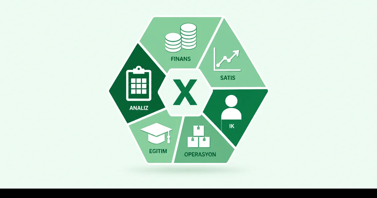 Excel kullanım alanları finans insan kaynakları satış ve operasyon senaryo panelleri