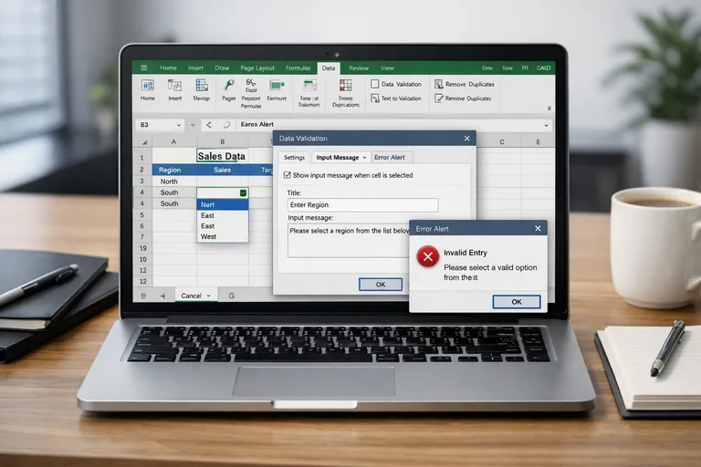 FOTO: Veri Doğrulama ile Excel’de Kalite: Liste, Kural ve Uyarı Tasarımı