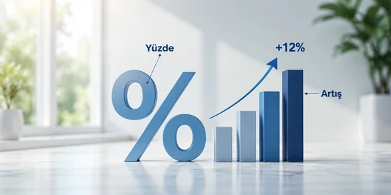 Excel hücrelerde yüzde değerlerinin yanında uzunluğu orantılı veri çubukları görsel ilerleme