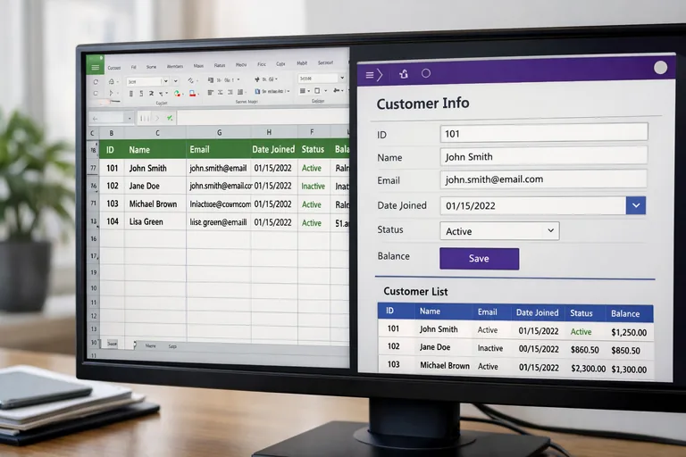 Excel bağlantısında şema tutarlılığı kontrolü Excel tablosundan Power Apps’e veri bağlarken alan adları ve veri tiplerinin tutarlı olması