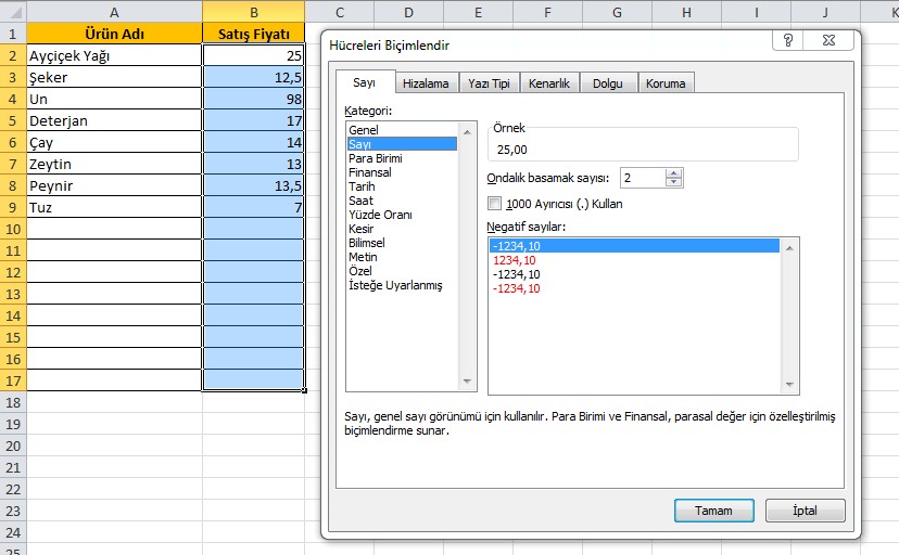 Proforma Fatura Örneği Excel