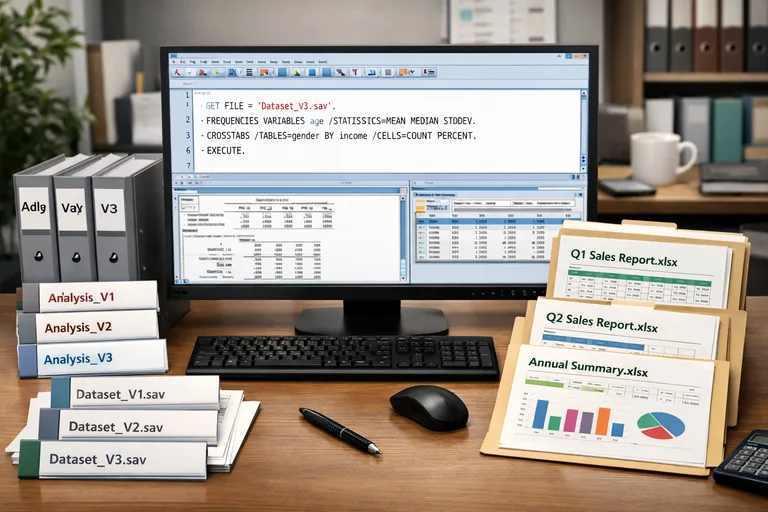 Syntax tabanlı tekrar üretilebilir rapor akışı Analiz otomasyonunda syntax, çıktı tabloları ve versiyon notlarının tek akışta toplanmasıyla izlenebilir rapor üretimi