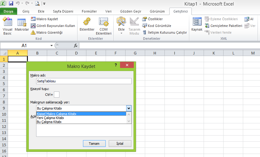 Excel VBA Örnekleri