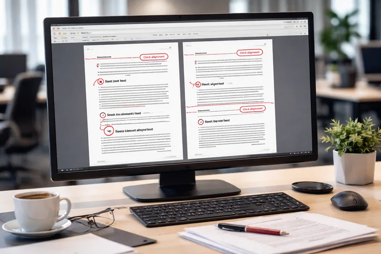 PDF çıktısında son kontrol adımları PDF provasında sayfa kırılmaları, üst bilgi ve numaralandırma tutarlılığı kontrol edilen belge sayfası